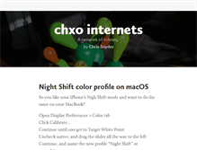 Tablet Screenshot of chxor.chxo.com